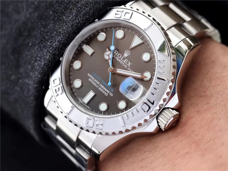 Rolex Yacht-Master Steel Black Dial - Hình 6