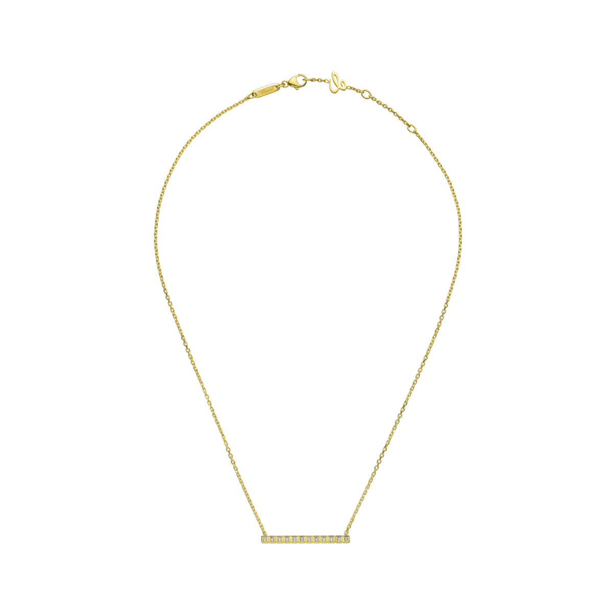 Chopard Ice Cube Full-Set Cubic Zirconia Necklace