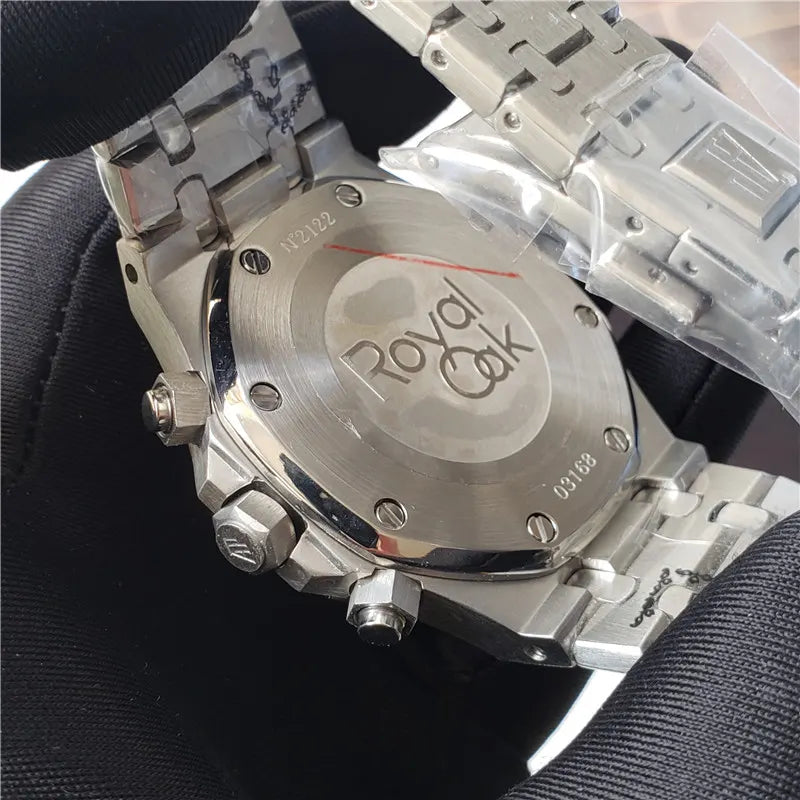 AP Royal Oak Blue Dial Steel - Hình 4
