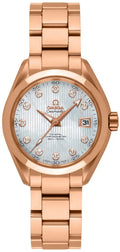 seamaster Omega Rose Gold Diamond Dial
