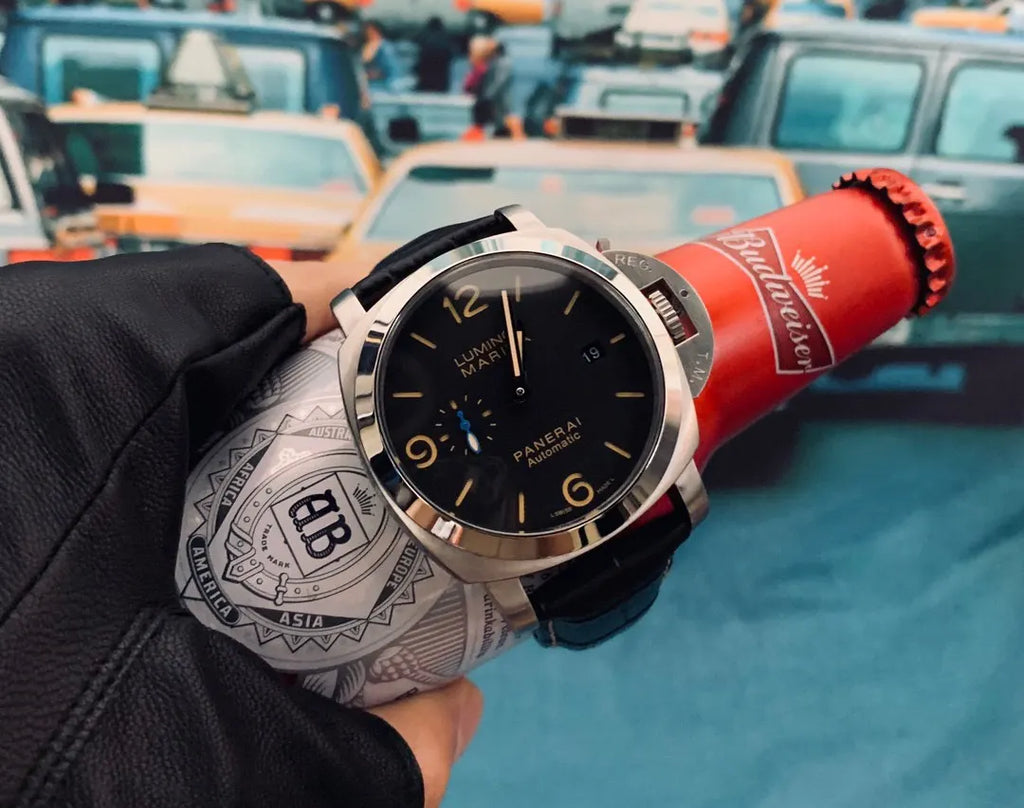 Panerai Luminor Leather Watch - Hình 2