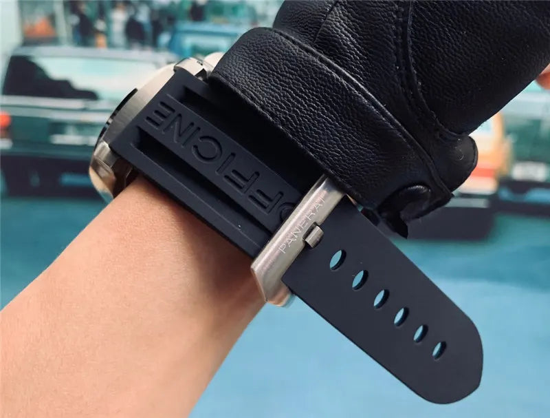 Panerai Luminor Black Dial Rubber Strap - Hình 5