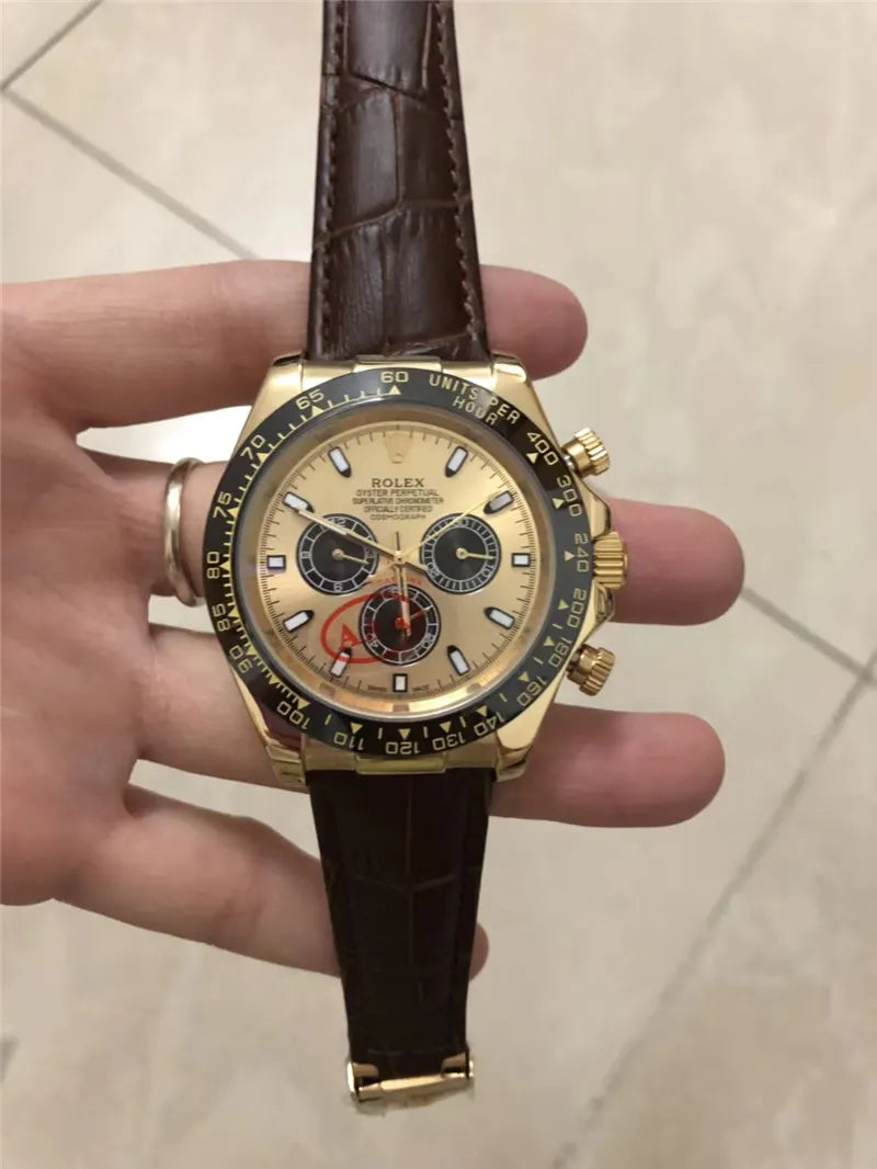 Daytona Gold Champagne Leather