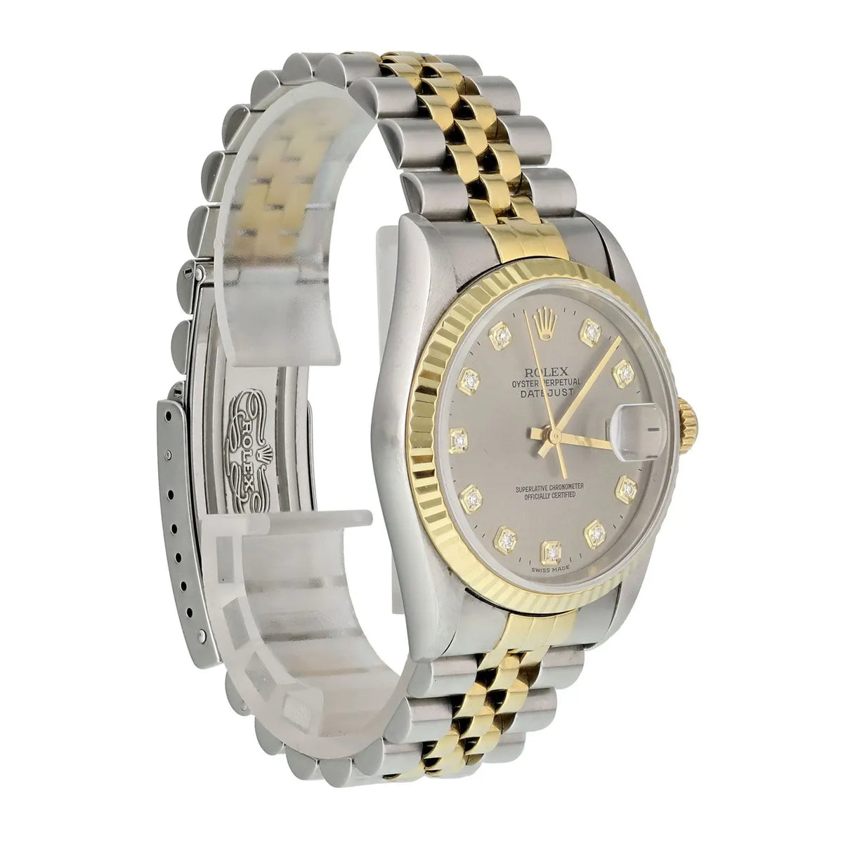 two Rolex Grey Diamond Datejust - Hình 4