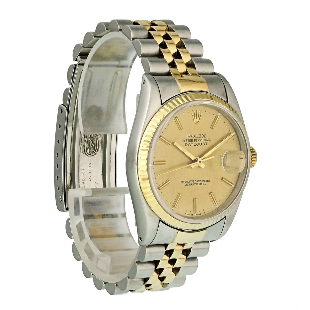 datejust gold Rolex Two-Tone Champagne Jubilee - Hình 3