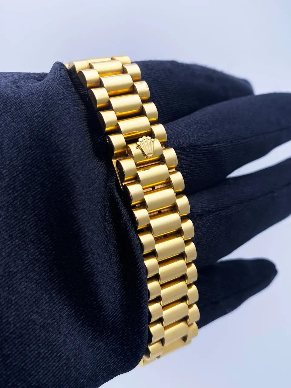 Rolex Gold Blue Diamond Datejust - Hình 7