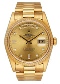 dial Rolex Gold Diamond Day-Date