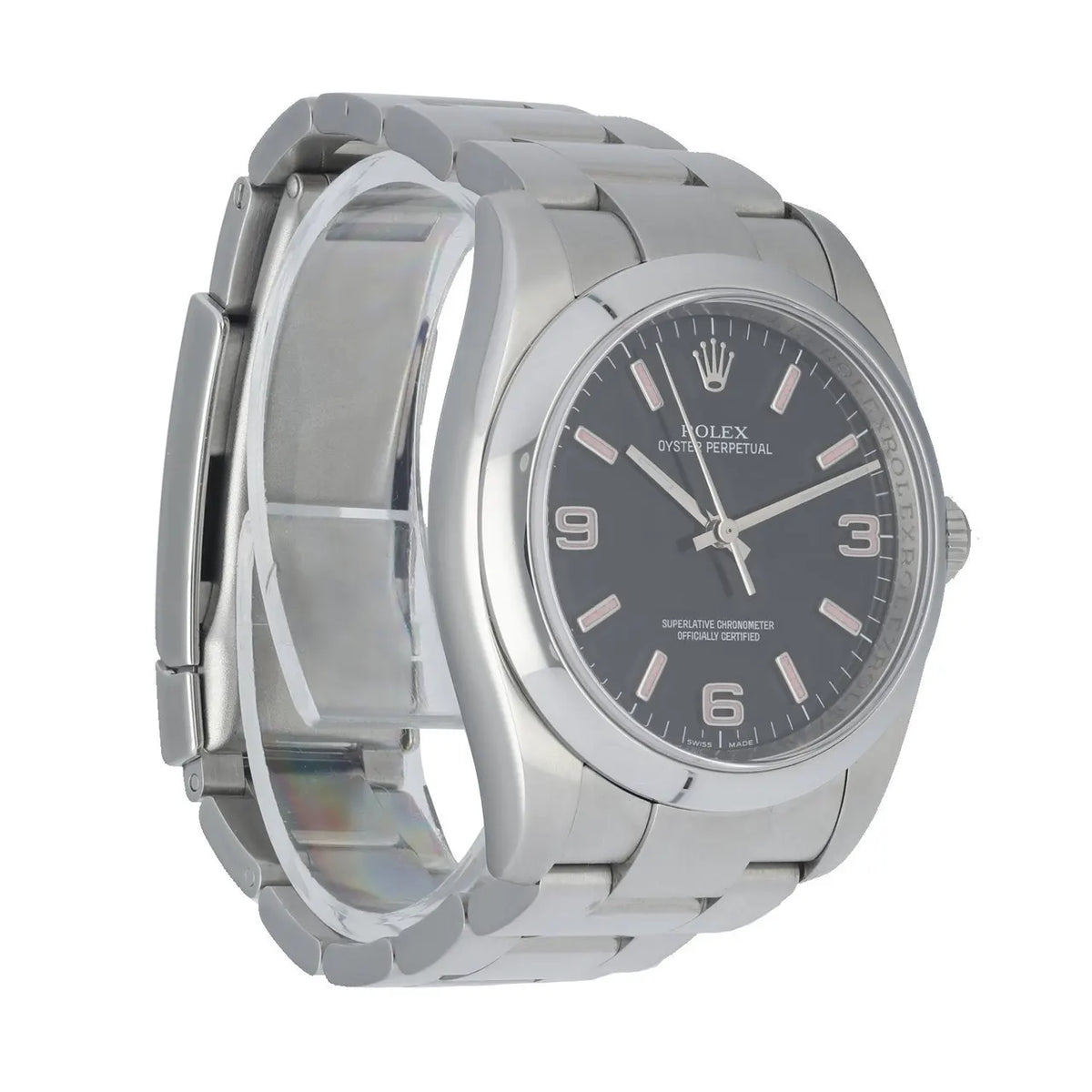 Rolex Anthracite Dial Oyster Perpetual - Hình 3
