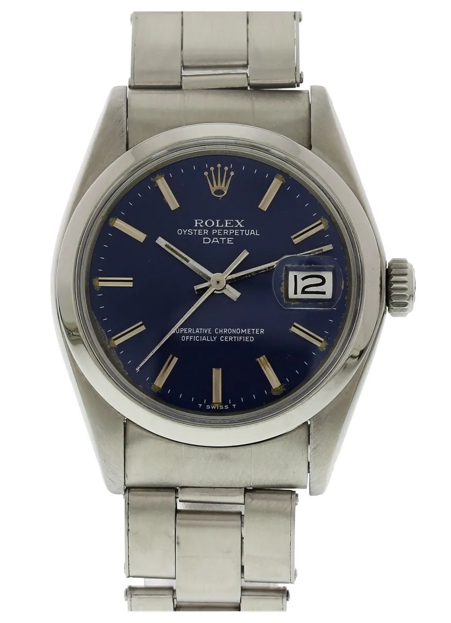 Rolex Blue Dial Stainless Steel - Hình 2