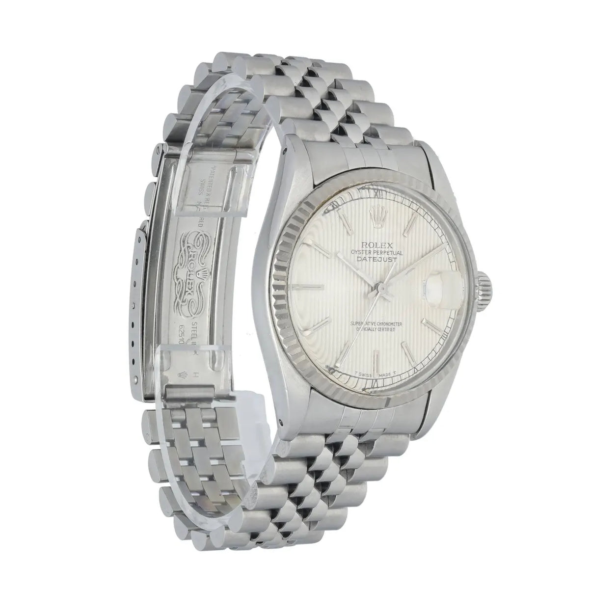 stainless steel Rolex Datejust Silver Dial - Hình 3