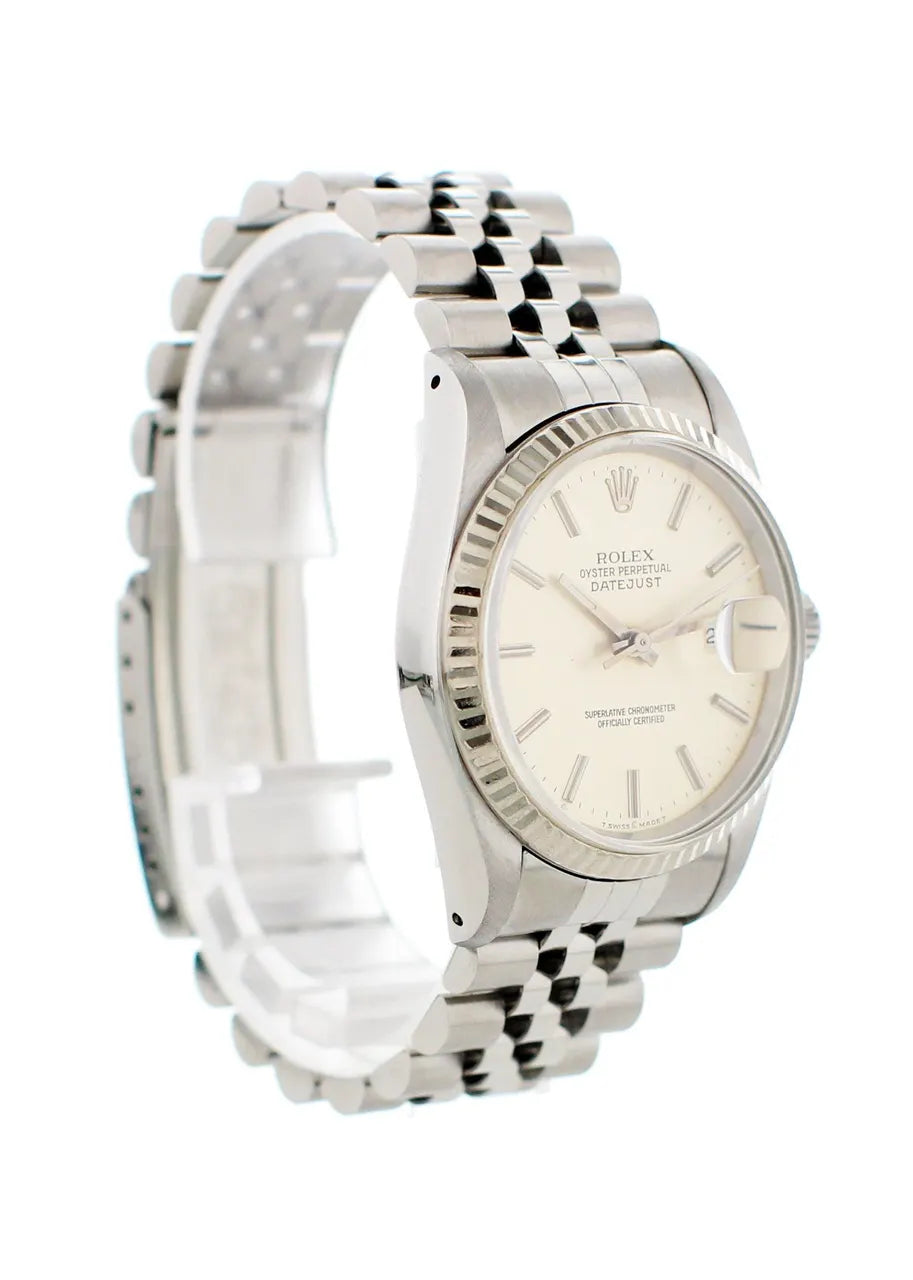 Rolex Datejust Silver Dial jubilee - Hình 8