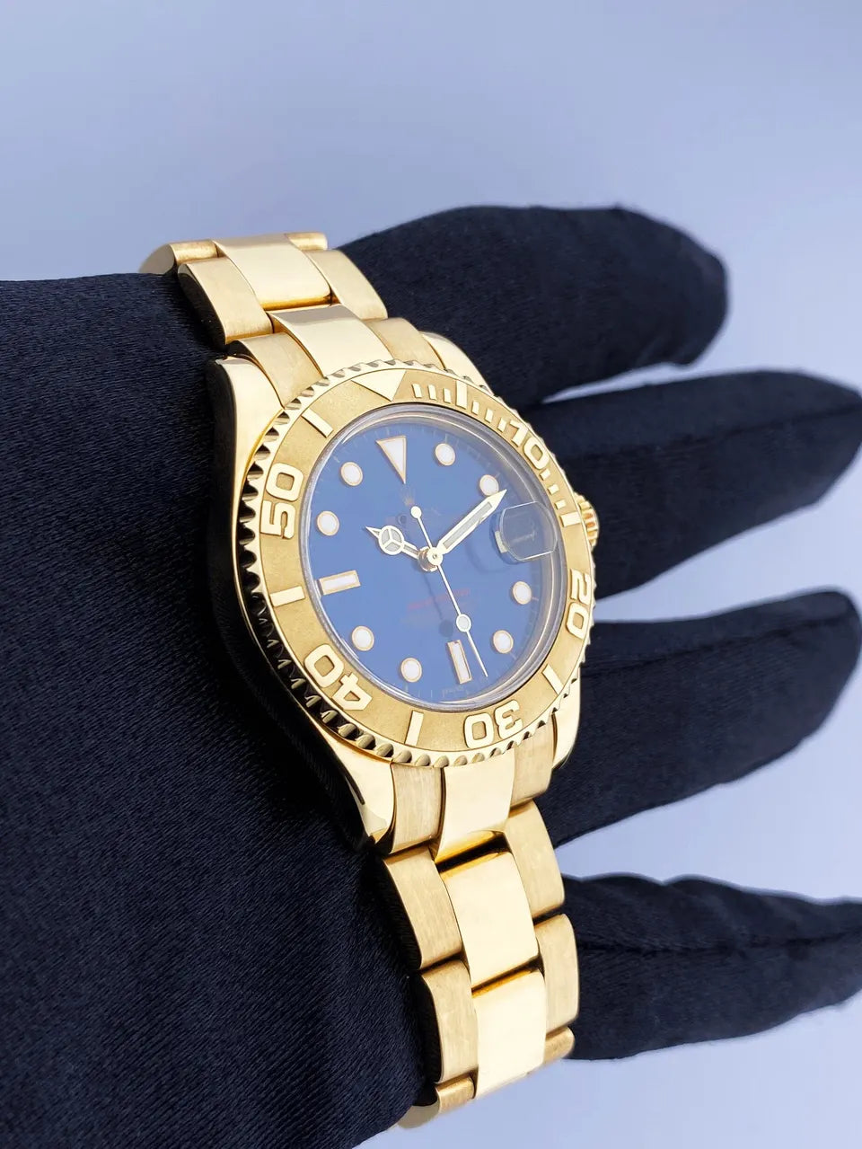 Rolex Yacht-Master 40 Yellow Gold Blue Dial - Hình 3