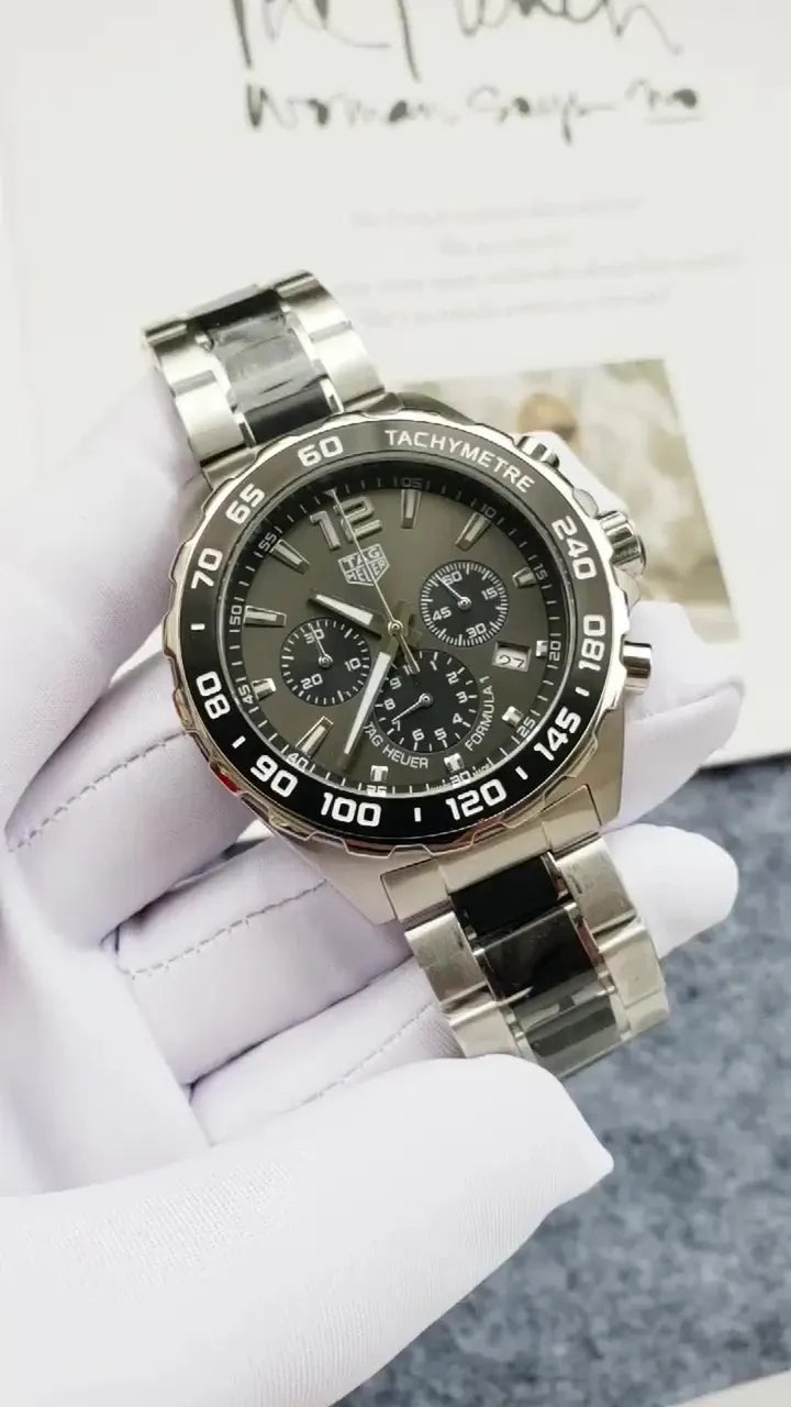 formula Tag Heuer Gray Dial Chronograph