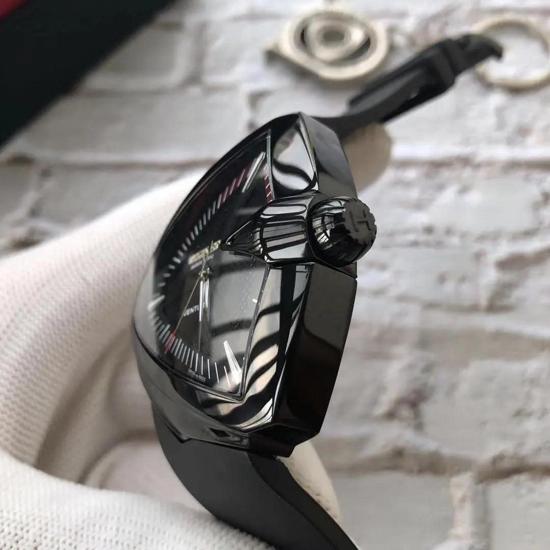Hamilton Black Automatic Watch - Hình 6