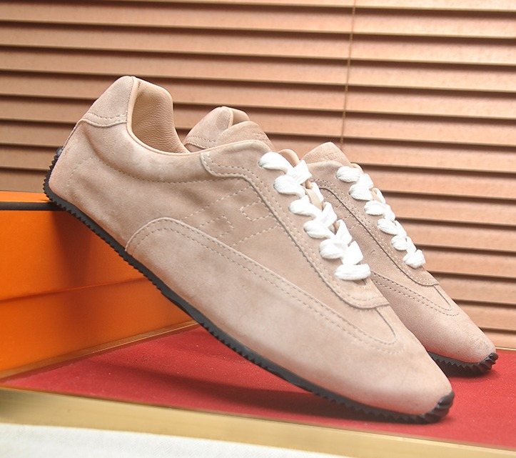 Hermes Low-Top Lace-Up Sneakers — hero